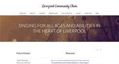 Desktop Screenshot of liverpoolcommunitychoir.org.uk